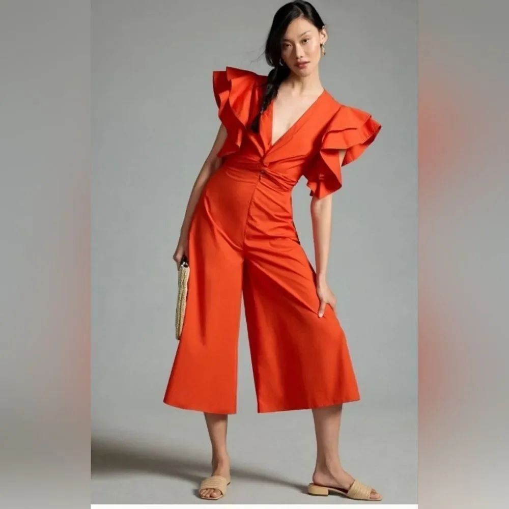 NWT Anthropologie Zunilda Gutierrez Narciso Jumpsuit size XS